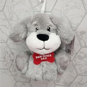 American Greetings Plush Dog "Paw Dome Dad" Father Day Gift toy
